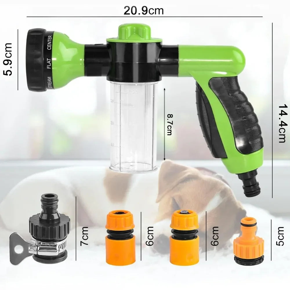 8-in-1 Multi-Purpose Dog Shower Sprayer – Bathing, Cleaning, and More!