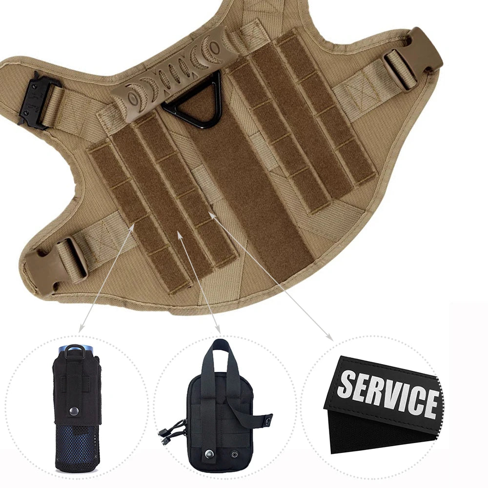 Military-Grade Tactical Dog Harness