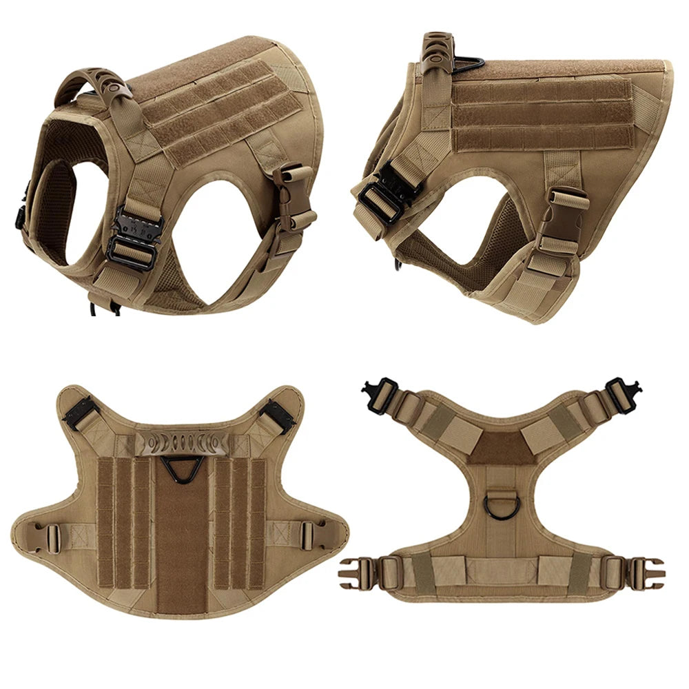 Military-Grade Tactical Dog Harness